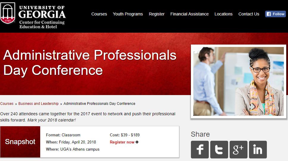 Administrative Professionals Day Conference
