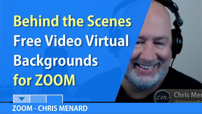 Zoom Free Virtual Video Backgrounds - behind the scenes video