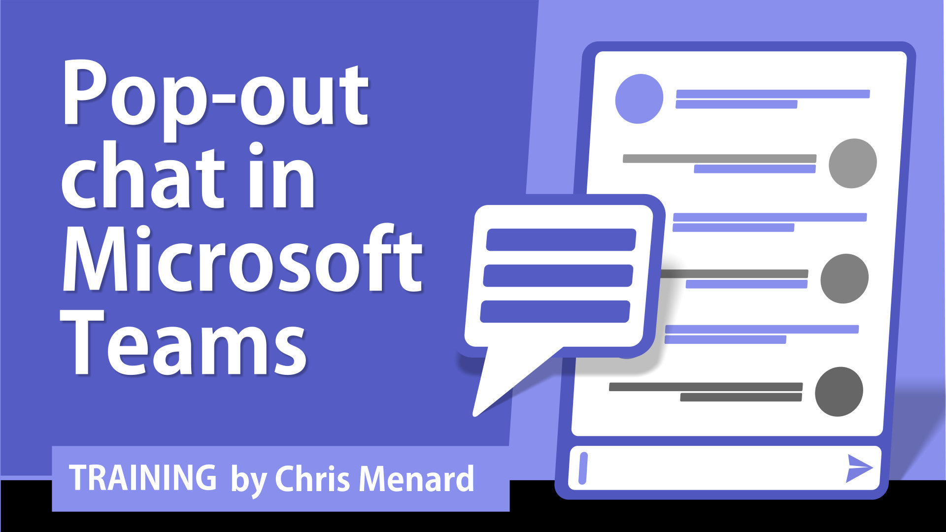 Pop-out Chat in Microsoft Teams