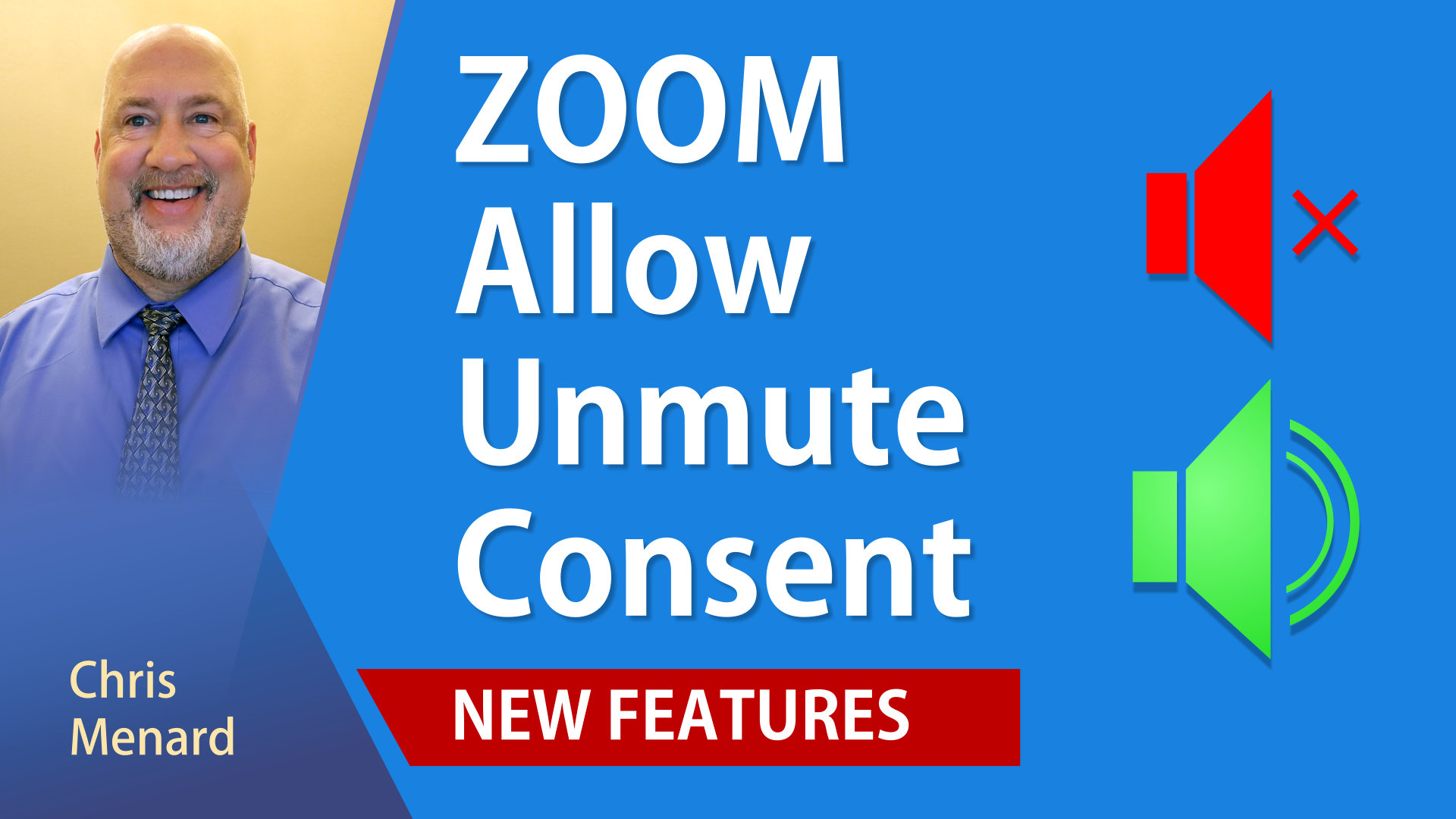 Zoom New Feature: Request consent to unmute participants