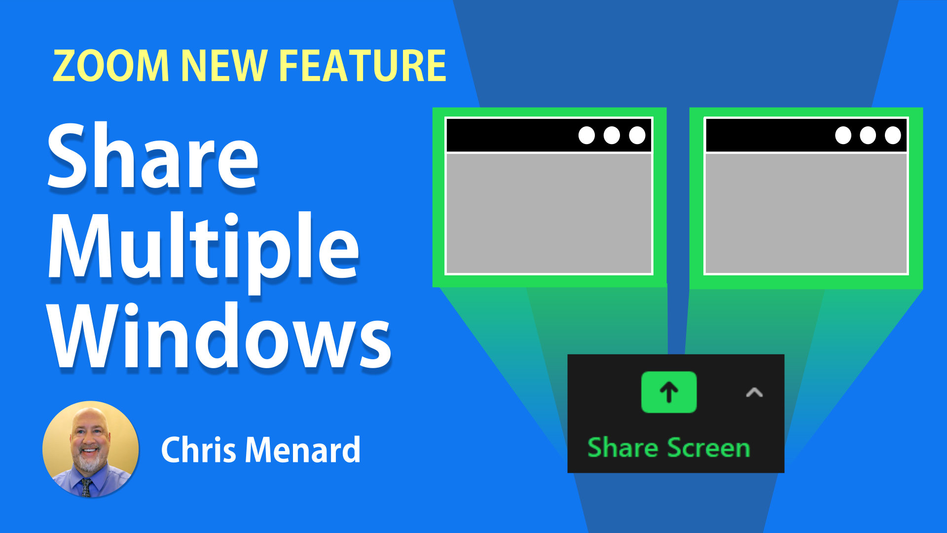 ZOOM Share Multiple Applications At Once Chris Menard Training