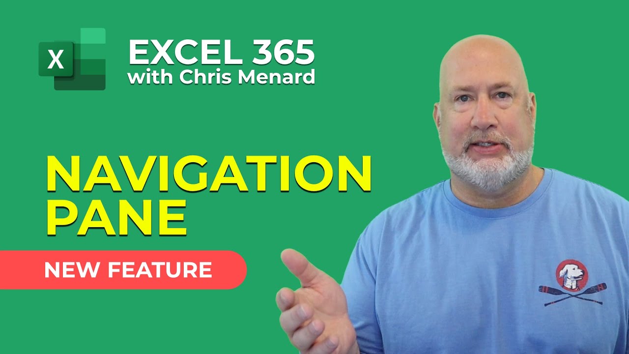 Excel - How to use the Navigation pane for charts, tables, PivotTables, pictures, and worksheets