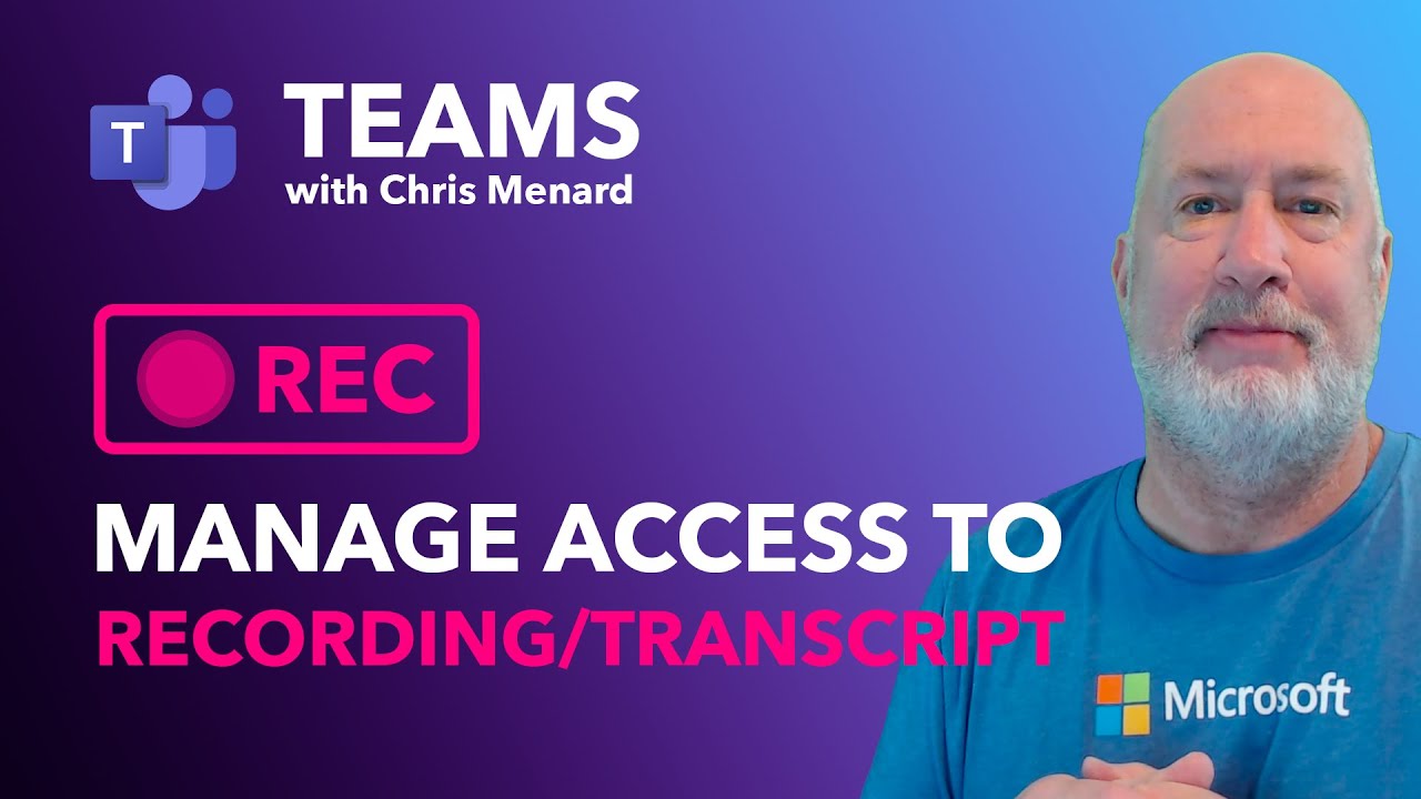 Copilot in Teams Control Access: Manage Recordings, Transcriptions & AI Insights