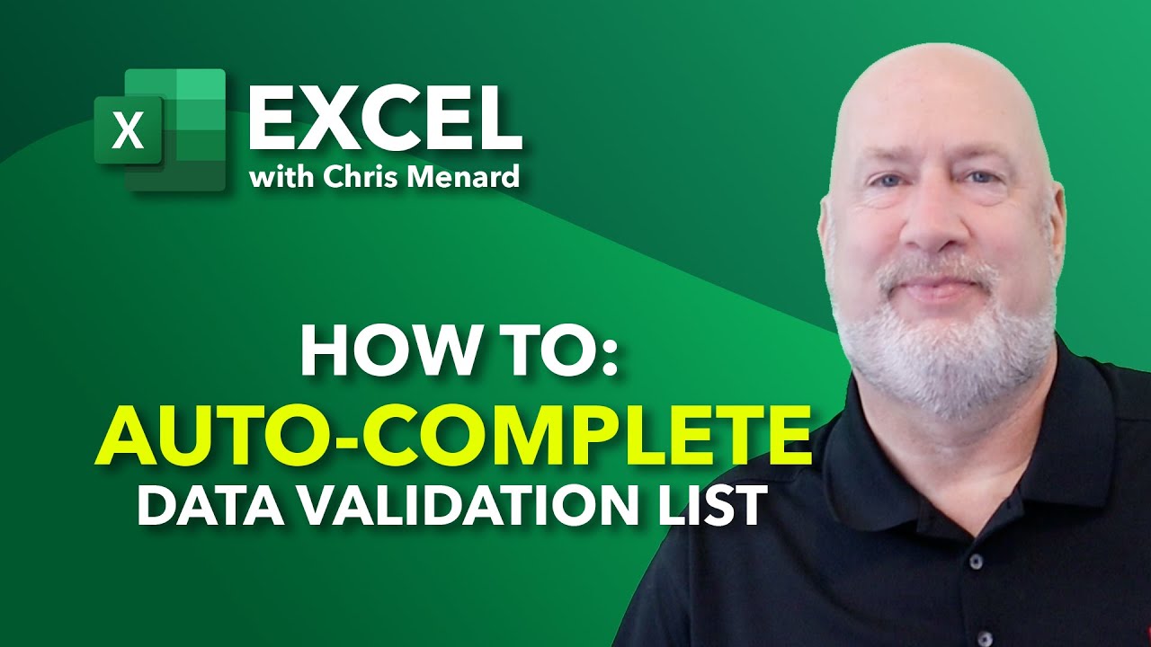 Speed Up Data Entry and Accuracy with Excel Data Validation Lists