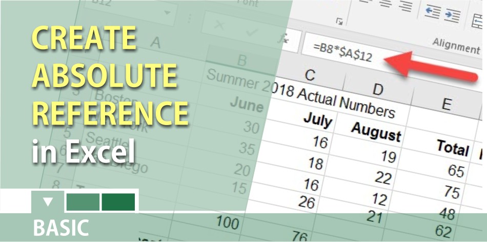 Use Absolute Reference In Excel To Keep A Cell Constant When You Copy 4986