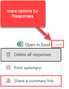 MS Forms - More options for Responses 