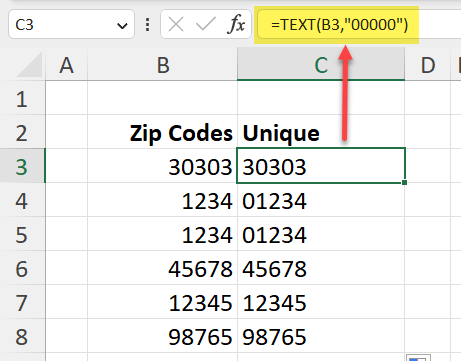 TEXT Function in Excel