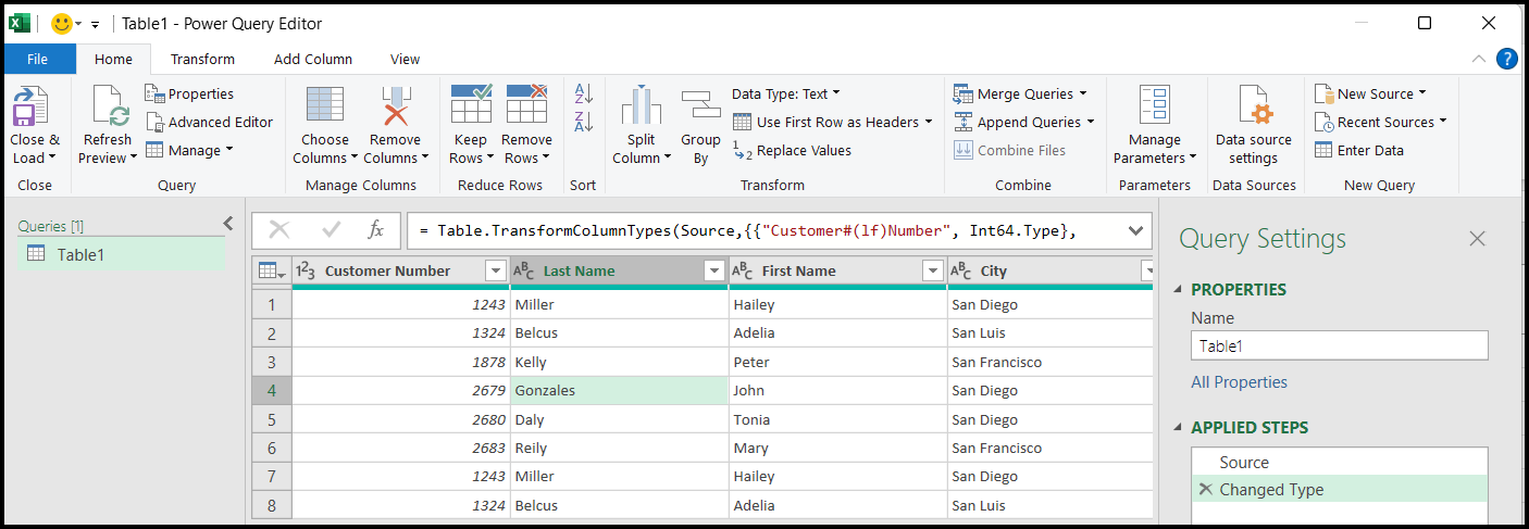 Remove duplicates with Power Query in Excel