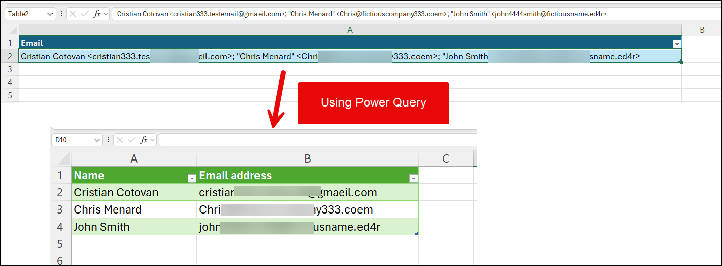 Outlook Emails to Excel in a tabular format