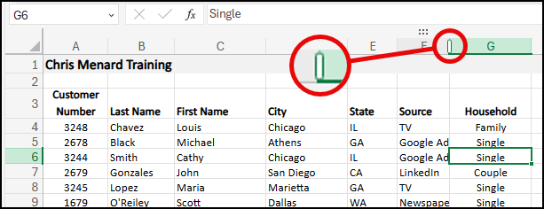 Quick Column Resizing - Excel Web New Feature