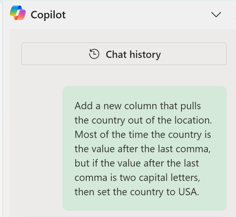 Copilot Prompt Box for Advanced Splitting