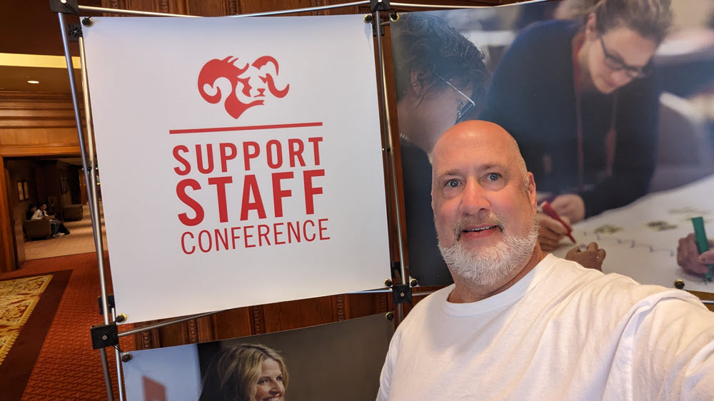 Support Staff Conference in 2023 - Chris Menard - Sun Valley, ID