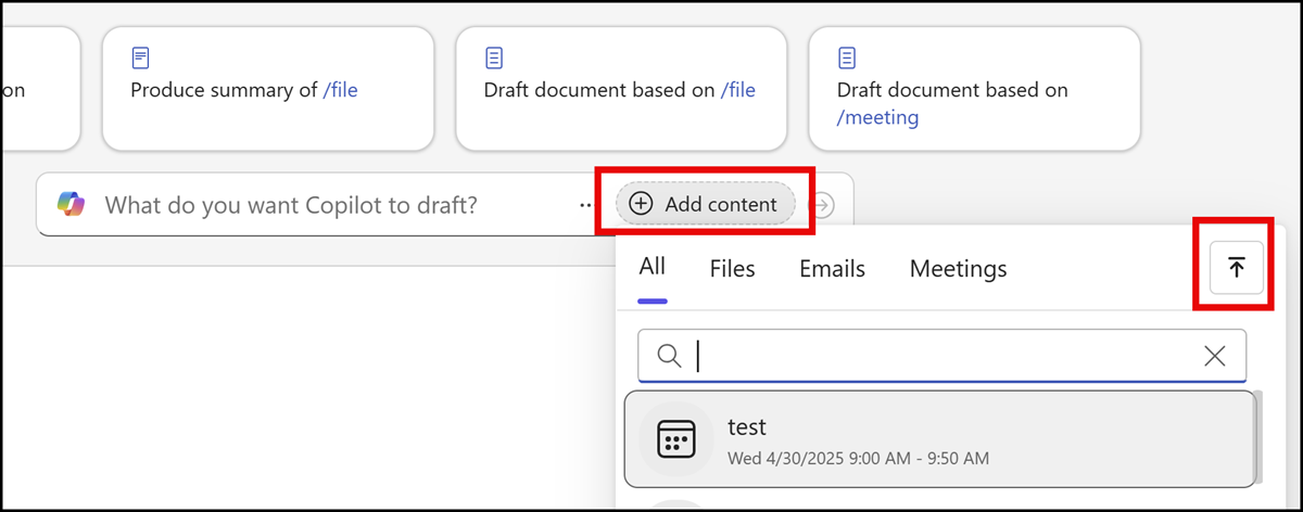 Copilot in Word - Add Content