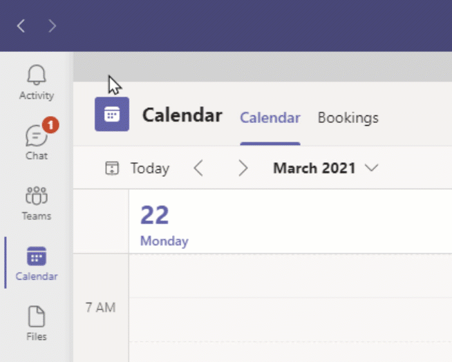 History back and forward quick jump in Microsoft Teams