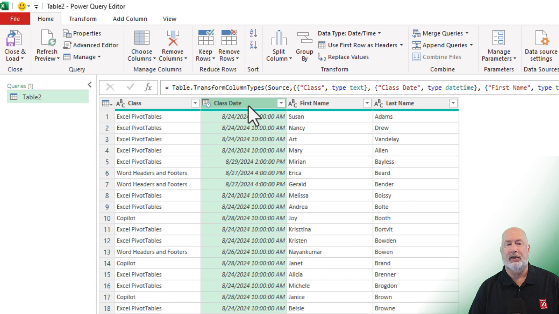 Using Power Query to extract date Using Power Query to extract date