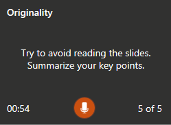 Reading your slides in PowerPoint - Rehearse coach Reading your slides in PowerPoint - Rehearse coach