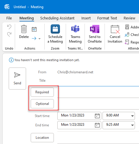 Outlook - Meeting Outlook - Meeting