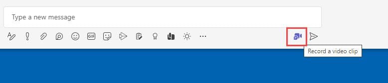 Record a video clip in Teams chat Record a video clip in Teams chat