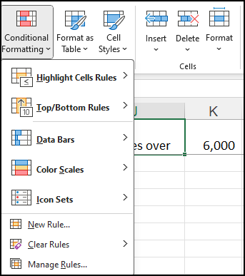 Conditional Formatting in Excel Conditional Formatting in Excel