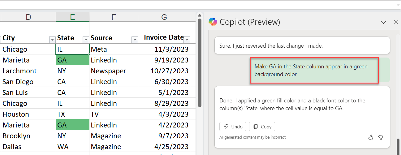 Copilot with Conditional Formatting - Text field Copilot with Conditional Formatting - Text field