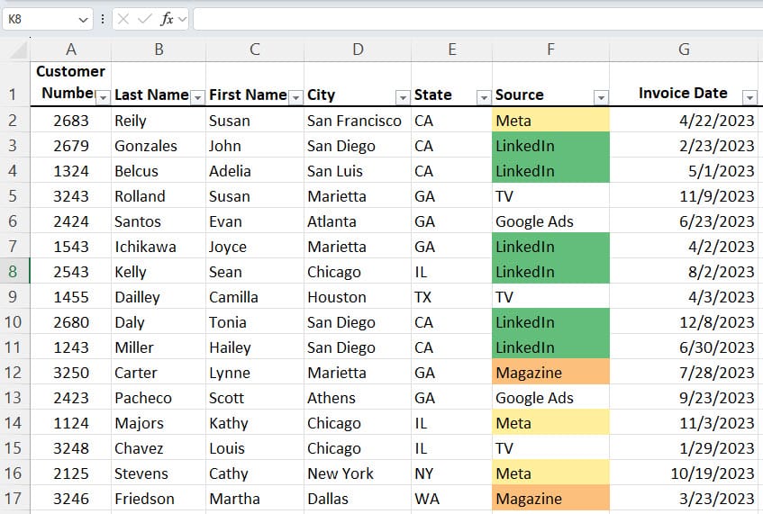 Copilot in Excel - Multiple Conditional Formats Copilot in Excel - Multiple Conditional Formats