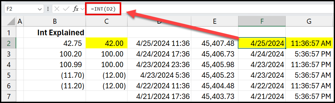Spilt date and time in Excel Spilt date and time in Excel