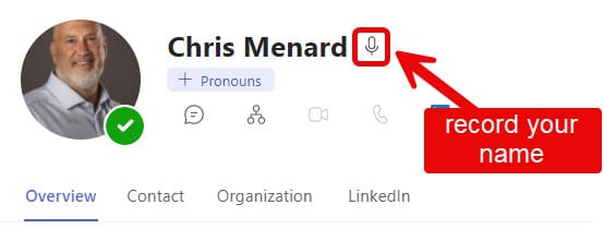 Teams Name Pronunciation - New Feature December 2024 Teams Name Pronunciation - New Feature December 2024