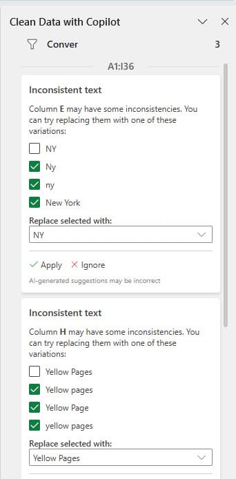 Mastering Data Inconsistencies with Microsoft Copilot in Excel