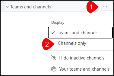Microsoft Teams: View Only Channels
