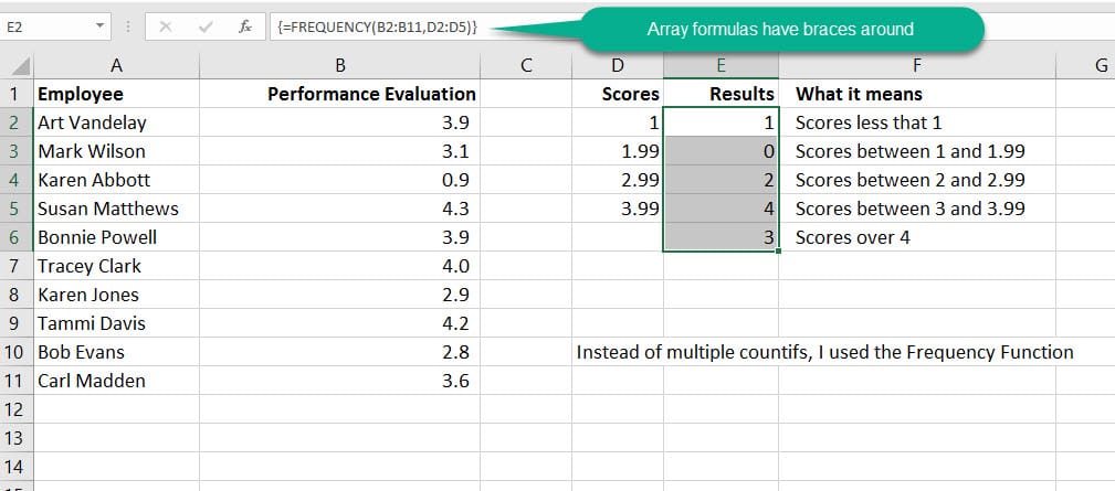 Array functions 2