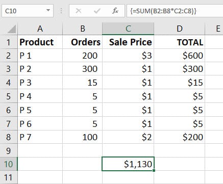 Array function Array function