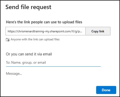 OneDrive Request Files: How to Use OneDrive to Collect Files Securely