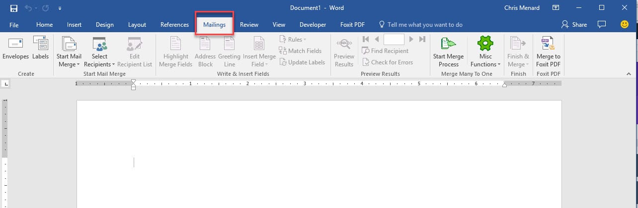 Mail Merge 1 Mail Merge 1