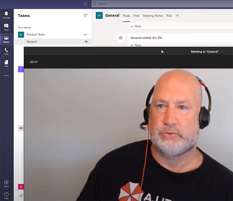 Microsoft Teams Meetings Window pop-out Microsoft Teams Meetings Window pop-out