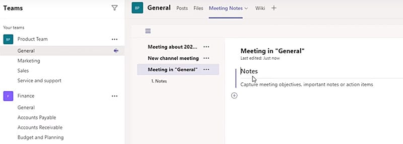 New meeting notes placement in Microsoft Teams Meetings New meeting notes placement in Microsoft Teams Meetings