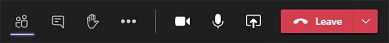 New Meetings Toolbar in the top-right corner New Meetings Toolbar in the top-right corner