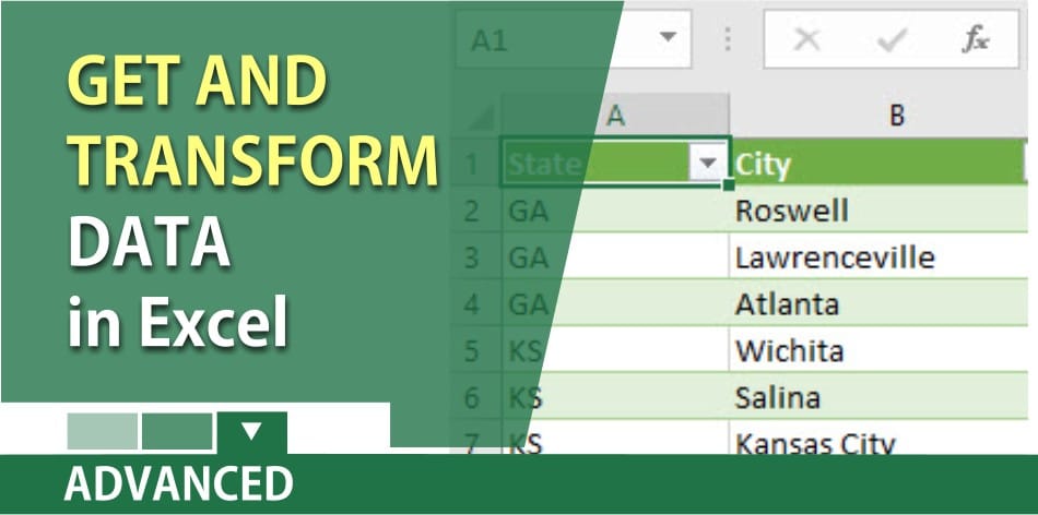How to get and transform data in Microsoft Excel