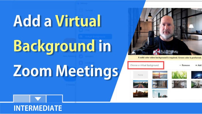 Use a virtual background with Zoom Meetings or RingCentral Meetings