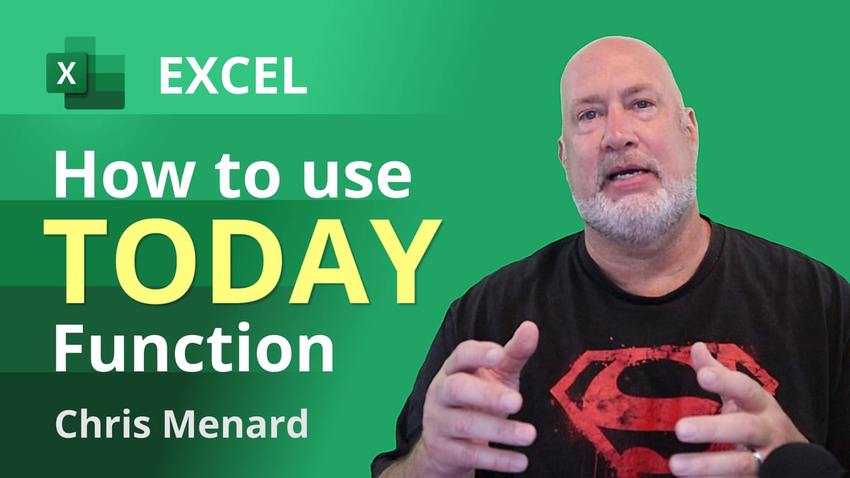 How to use the TODAY function in Excel