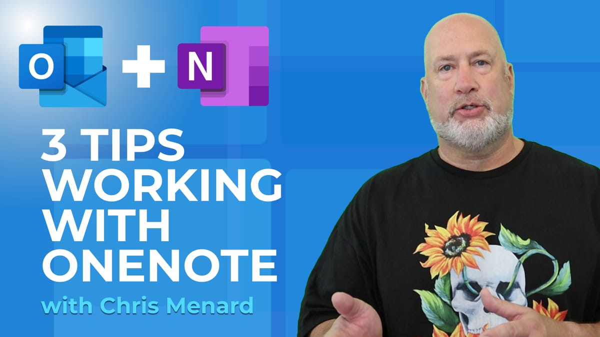 3 AWESOME TIPS when working with OneNote & Outlook