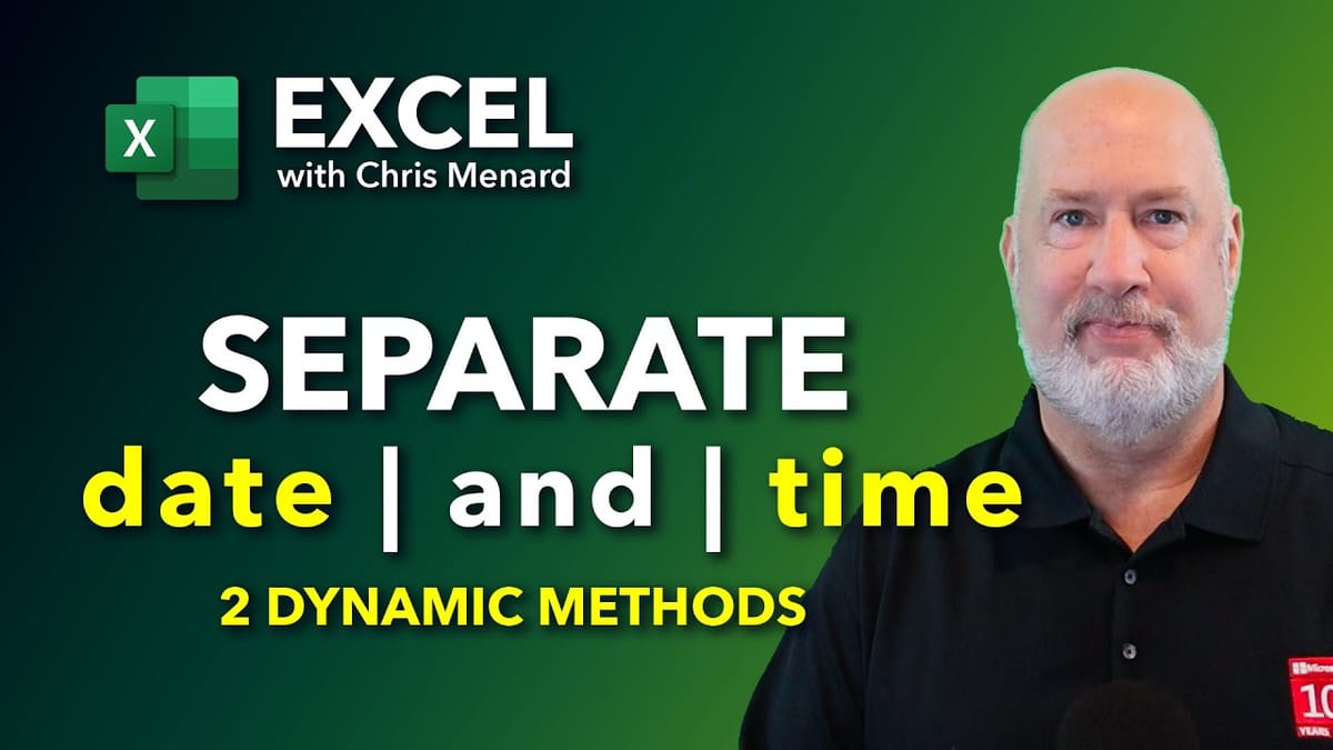 Two Methods to Separate Date and Time in Excel