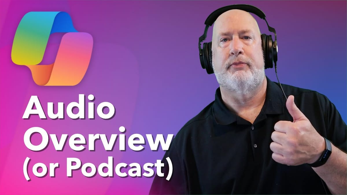 How to Create Audio Overviews of Word Documents with Microsoft 365 Copilot
