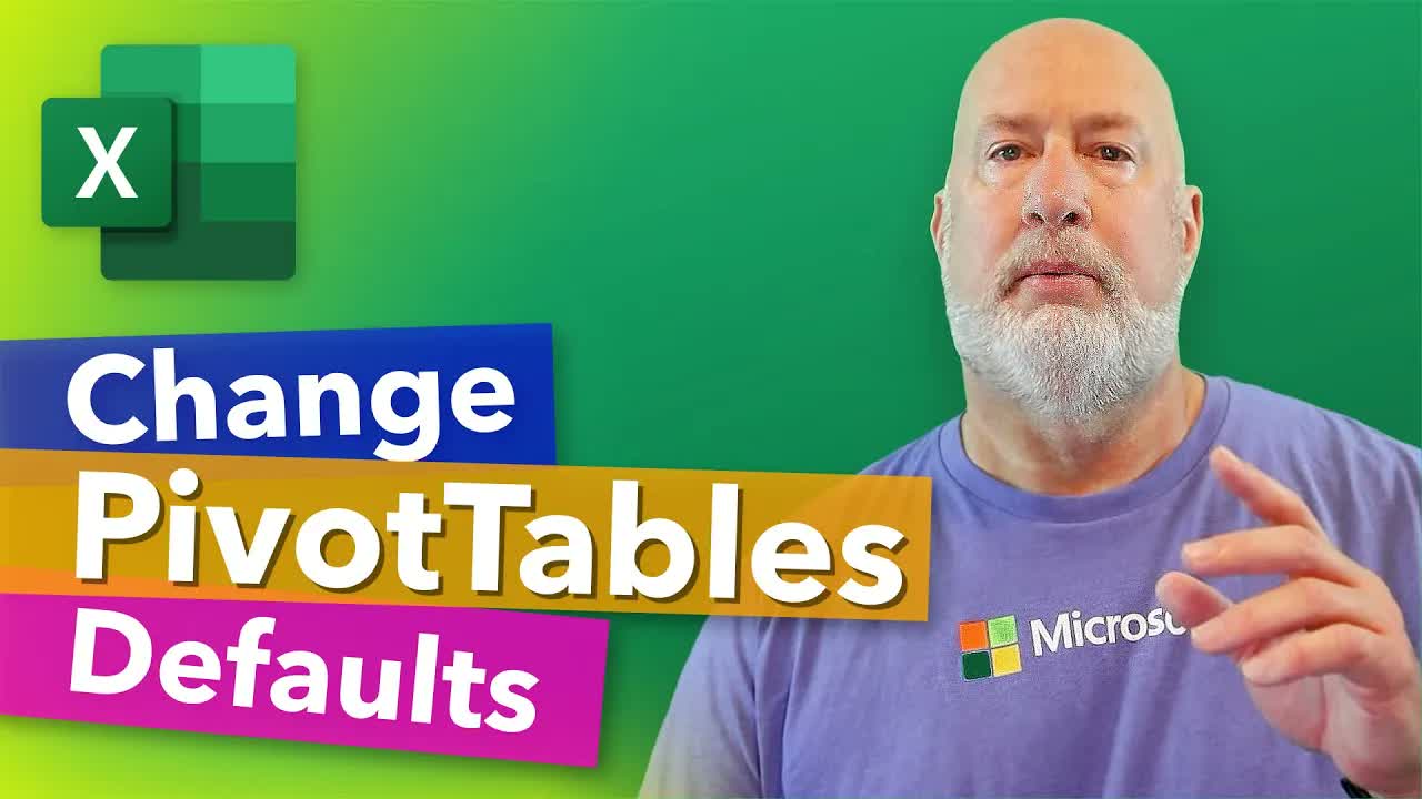 How to Change Default PivotTable Settings in Excel to Save Time