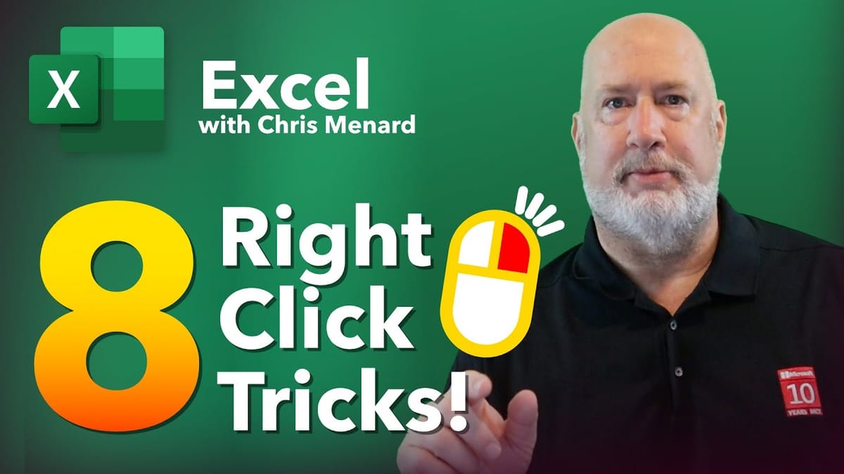 8 Excel Right-Click Shortcuts You Should Be Using