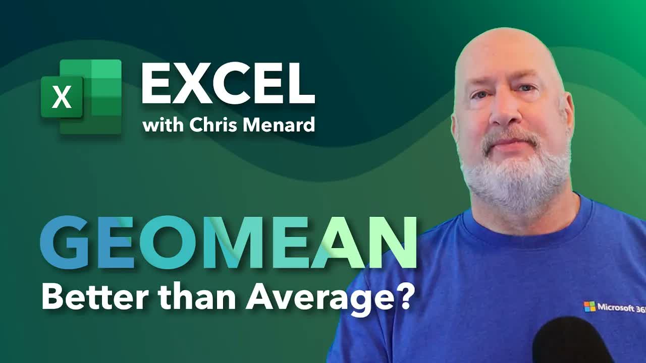 Understanding Geometric Mean in Excel: GEOMEAN vs. AVERAGE Explained