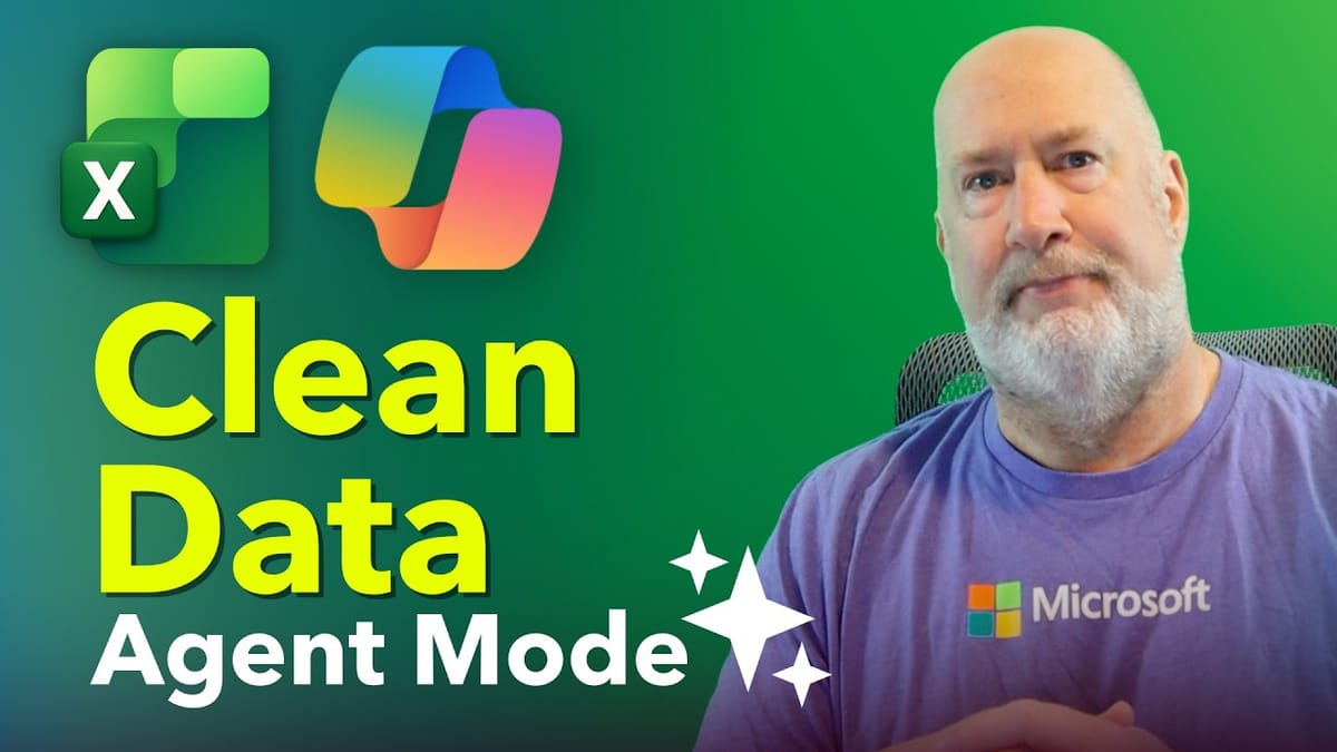 How to Clean Messy Data in Excel with Agent Mode and One Prompt
