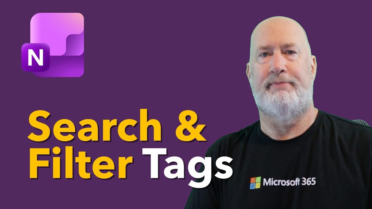 OneNote Tags: How to Find and Filter Tasks Across Sections