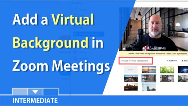 Use a virtual background with Zoom Meetings or RingCentral Meetings