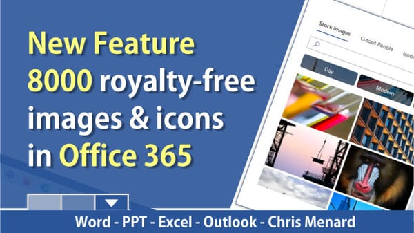 8000 royalty-free images are available in Office 365 - April 2020 update