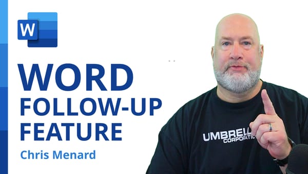 Microsoft Word's incredible Follow-up feature!